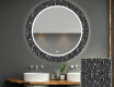 Redondo espejo baño decorativos con luz LED - gothic #1