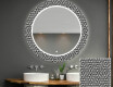 Espejo redondo de baño con luz decorativos pared - triangless #1