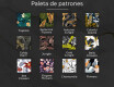 Espejo redondo decorativo pared comedor - abstract geometric #8