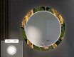 Espejos redondo decorativos grandes de pared para recibidor - botanical flowers #4