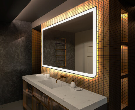 Espejo de baño con luz LED incorporada L146
