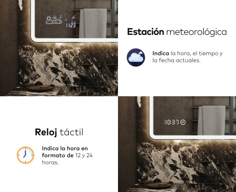 Espejo de baño con luz LED incorporada L146 #7