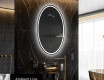Espejo ovalado baño con luz L228 - Vertical #3