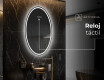 Espejo ovalado baño con luz L228 - Vertical #7