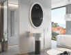 Espejo ovalado baño con luz L228 - Vertical #9