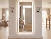 Espejos LED entrada grandes de pared L15
