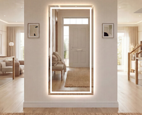 Espejos LED entrada grandes de pared L15