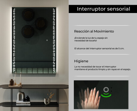 Espejos LED entrada grandes de pared L38 #6