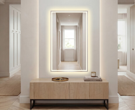 Espejos grandes de pared para recibidor L49