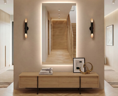 Espejos LED entrada grandes de pared L58