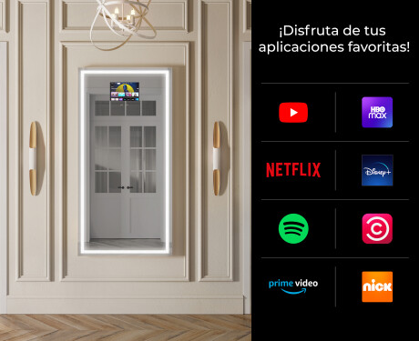 Espejos LED entrada grandes de pared L49 #2