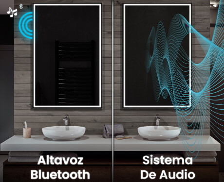 Espejos LED entrada grandes de pared L49 #7