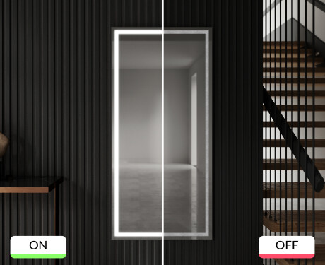 Espejos LED entrada grandes de pared L49 #9