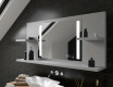 Estantería de baño con espejo iluminado con LED L02 #11