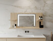 Espejo con LED baño con repisa L11 #10
