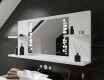 Espejo con LED baño con estante L38