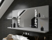 Espejo con LED baño con estante L38 #11