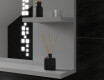 Espejo con LED baño con estante L38 #6