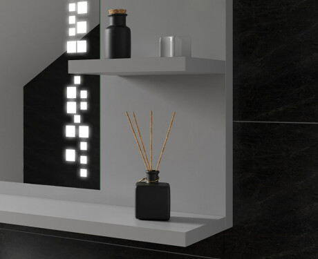 Espejo con LED baño con estante L38 #6