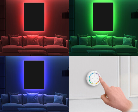 Rectangulares espejos de colores decorativo  de pared L170 #11