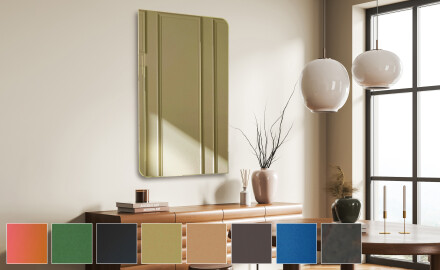Redondeados espejos de colores decorativo de pared L174