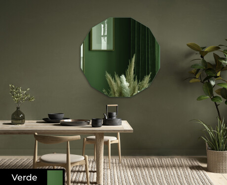 Redondos espejos de colores decorativo  de pared L176
