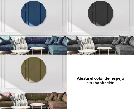 Redondos espejos de colores decorativo  de pared L176 #10