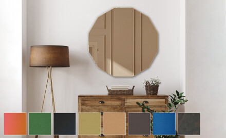 Redondos espejos de colores decorativo  de pared L176