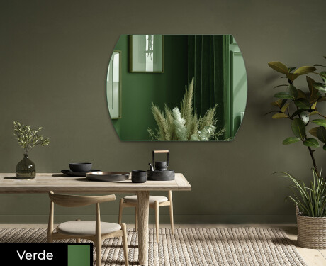 Redondeados modernos espejo decorativos L177