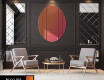 Ovalados espejos de colores decorativo  de pared L179 #7