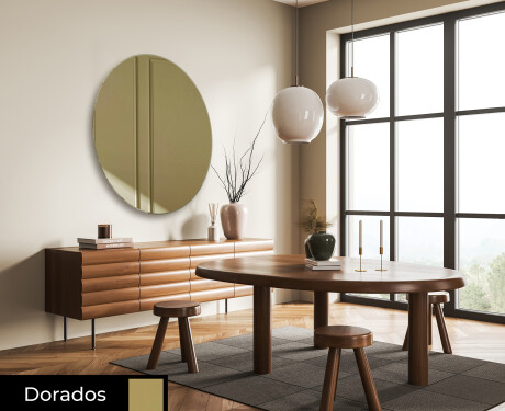Ovalados espejos de colores decorativo  de pared L179 #8