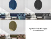 Ovalados espejos de colores decorativo  de pared L179 #10