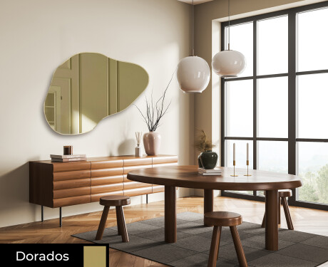 Irregulares modernos espejo decorativos L180 #8