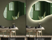 Irregulares modernos espejo decorativos L180 #9