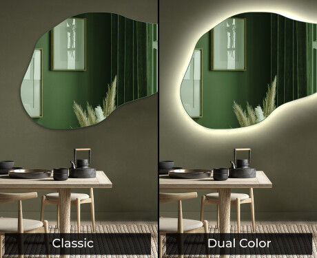 Irregulares modernos espejo decorativos L180 #9