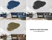 Irregulares modernos espejo decorativos L180 #10