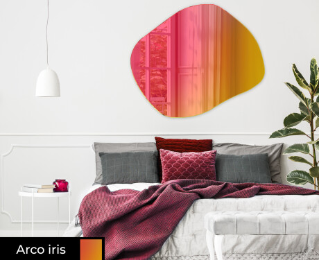 Irregulares espejos de colores decorativo de pared L181 #7