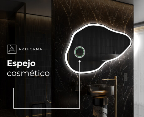 Espejo de baño LED de forma irregular P222 #4