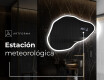 Espejo de baño LED de forma irregular P222 #6