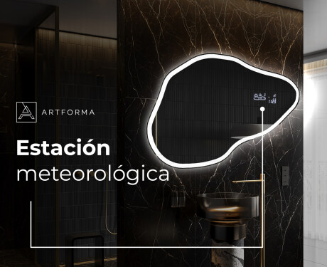 Espejo de baño LED de forma irregular P222 #6