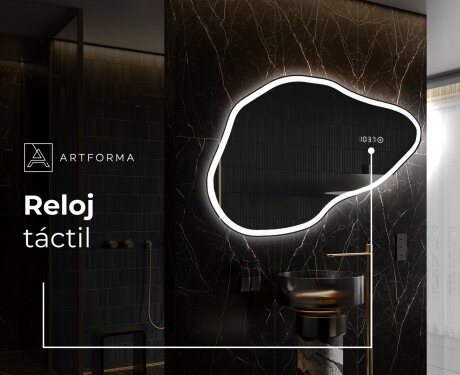 Espejo de baño LED de forma irregular P222 #7