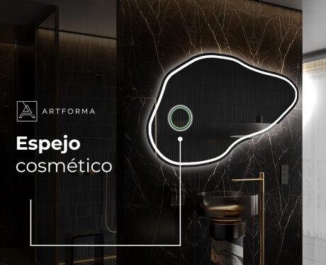 Espejo de baño LED de forma irregular P223 #4