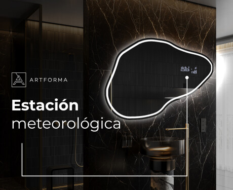 Espejo de baño LED de forma irregular P223 #6