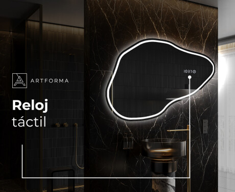 Espejo de baño LED de forma irregular P223 #7