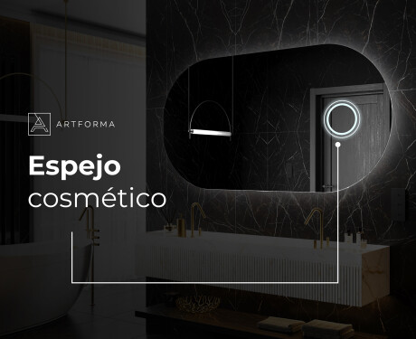 Espejo ovalado baño con luz L229 #5