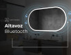 Espejo ovalado baño con luz L230 #6