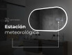 Espejo ovalado baño con luz L230 #7