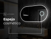 Espejo ovalado baño con luz L231 #5
