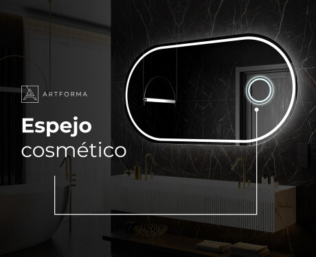 Espejo ovalado baño con luz L231 #5
