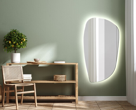 Espejo de baño LED de forma irregular I221 #2